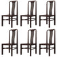 Traditional 19'' Wide Wood Dining Side Chair Slat Back Chair for Home Use Purple Wood 6 Piece Set Clearhalo ' kitchen&dining_furn' 'Dining Chairs' 'Dining Tables & Seating' 'dining_chair' 'furn' 'furn_dining_chair' 'Furniture' 'furniture_dining_chair' 'Kitchen & Dining Furniture' 'kitchen' 3573751