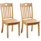 Traditional Style Solid Wood Side Chair Matte Finish Home Use Dining Chair Wood Slat Back 2 Piece Set Clearhalo ' kitchen&dining_furn' 'Dining Chairs' 'Dining Tables & Seating' 'dining_chair' 'furn' 'furn_dining_chair' 'Furniture' 'furniture_dining_chair' 'Kitchen & Dining Furniture' 'kitchen' 3573784