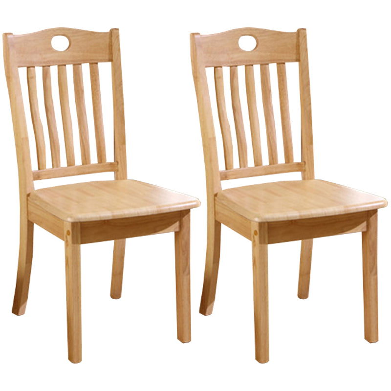 Traditional Style Solid Wood Side Chair Matte Finish Home Use Dining Chair Wood Slat Back 2 Piece Set Clearhalo ' kitchen&dining_furn' 'Dining Chairs' 'Dining Tables & Seating' 'dining_chair' 'furn' 'furn_dining_chair' 'Furniture' 'furniture_dining_chair' 'Kitchen & Dining Furniture' 'kitchen' 3573784