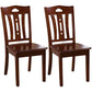 Traditional Style Solid Wood Side Chair Matte Finish Home Use Dining Chair Tan Slat Back 2 Piece Set Clearhalo ' kitchen&dining_furn' 'Dining Chairs' 'Dining Tables & Seating' 'dining_chair' 'furn' 'furn_dining_chair' 'Furniture' 'furniture_dining_chair' 'Kitchen & Dining Furniture' 'kitchen' 3573790