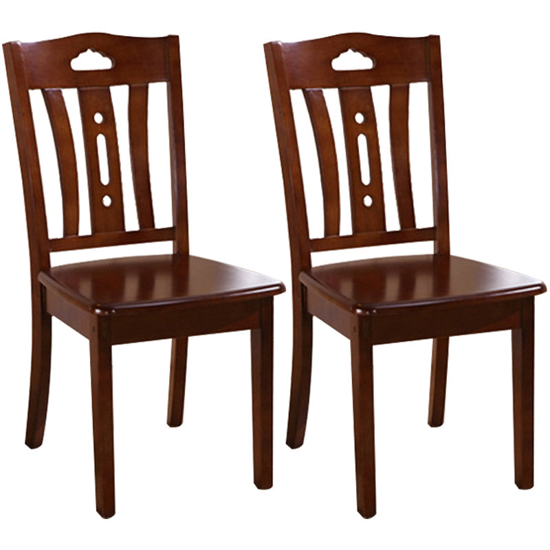 Traditional Style Solid Wood Side Chair Matte Finish Home Use Dining Chair Tan Slat Back 2 Piece Set Clearhalo ' kitchen&dining_furn' 'Dining Chairs' 'Dining Tables & Seating' 'dining_chair' 'furn' 'furn_dining_chair' 'Furniture' 'furniture_dining_chair' 'Kitchen & Dining Furniture' 'kitchen' 3573790