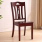 Traditional Style Solid Wood Side Chair Matte Finish Home Use Dining Chair Red Slat Back 1 Piece Clearhalo ' kitchen&dining_furn' 'Dining Chairs' 'Dining Tables & Seating' 'dining_chair' 'furn' 'furn_dining_chair' 'Furniture' 'furniture_dining_chair' 'Kitchen & Dining Furniture' 'kitchen' 3573794