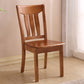 Traditional Style Solid Wood Side Chair Matte Finish Home Use Dining Chair Coffee Slat Back 1 Piece Clearhalo ' kitchen&dining_furn' 'Dining Chairs' 'Dining Tables & Seating' 'dining_chair' 'furn' 'furn_dining_chair' 'Furniture' 'furniture_dining_chair' 'Kitchen & Dining Furniture' 'kitchen' 3573806