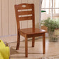 Traditional Style Solid Wood Side Chair Matte Finish Home Use Dining Chair Brown Ladder Back 1 Piece Clearhalo ' kitchen&dining_furn' 'Dining Chairs' 'Dining Tables & Seating' 'dining_chair' 'furn' 'furn_dining_chair' 'Furniture' 'furniture_dining_chair' 'Kitchen & Dining Furniture' 'kitchen' 3573812