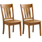 Traditional Style Solid Wood Side Chair Matte Finish Home Use Dining Chair Light Wood Slat Back 2 Piece Set Clearhalo ' kitchen&dining_furn' 'Dining Chairs' 'Dining Tables & Seating' 'dining_chair' 'furn' 'furn_dining_chair' 'Furniture' 'furniture_dining_chair' 'Kitchen & Dining Furniture' 'kitchen' 3573816