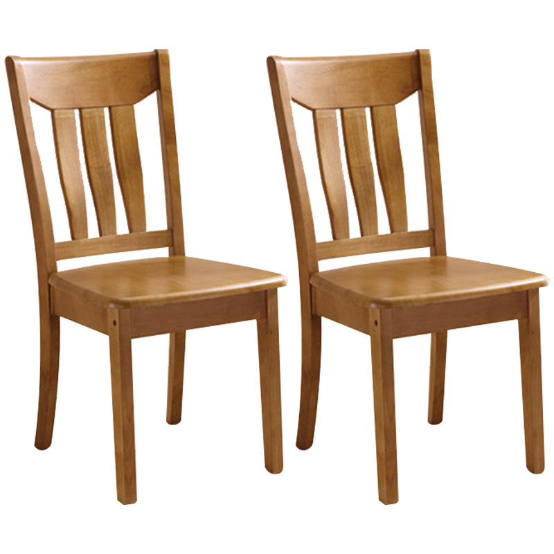 Traditional Style Solid Wood Side Chair Matte Finish Home Use Dining Chair Light Wood Slat Back 2 Piece Set Clearhalo ' kitchen&dining_furn' 'Dining Chairs' 'Dining Tables & Seating' 'dining_chair' 'furn' 'furn_dining_chair' 'Furniture' 'furniture_dining_chair' 'Kitchen & Dining Furniture' 'kitchen' 3573816
