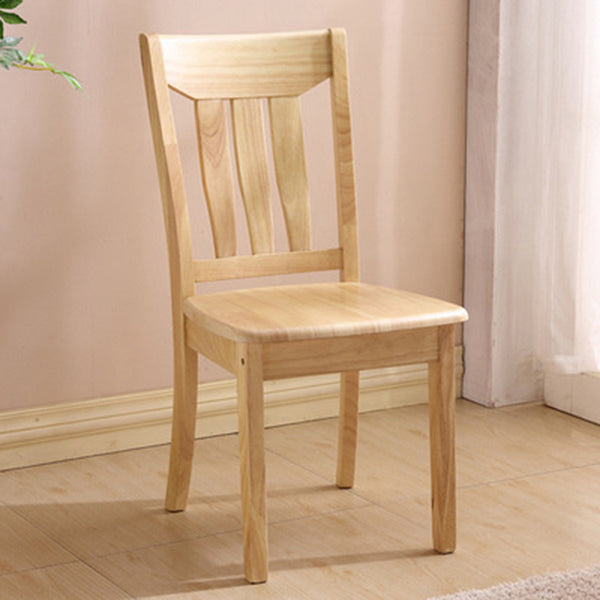 Traditional Style Solid Wood Side Chair Matte Finish Home Use Dining Chair Light Brown Slat Back 1 Piece Clearhalo ' kitchen&dining_furn' 'Dining Chairs' 'Dining Tables & Seating' 'dining_chair' 'furn' 'furn_dining_chair' 'Furniture' 'furniture_dining_chair' 'Kitchen & Dining Furniture' 'kitchen' 3573818