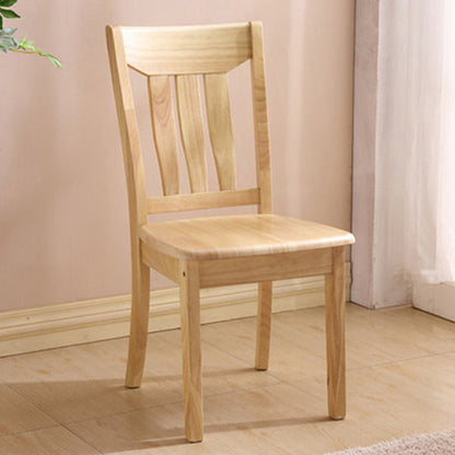 Traditional Style Solid Wood Side Chair Matte Finish Home Use Dining Chair Light Brown Slat Back 1 Piece Clearhalo ' kitchen&dining_furn' 'Dining Chairs' 'Dining Tables & Seating' 'dining_chair' 'furn' 'furn_dining_chair' 'Furniture' 'furniture_dining_chair' 'Kitchen & Dining Furniture' 'kitchen' 3573818