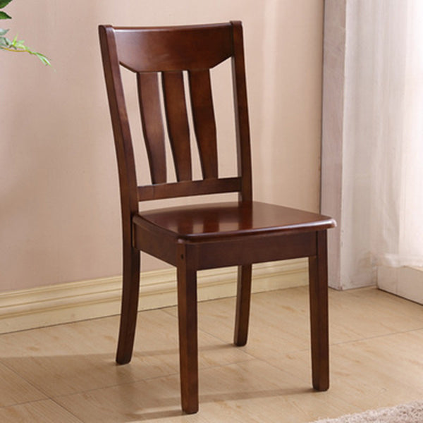 Traditional Style Solid Wood Side Chair Matte Finish Home Use Dining Chair Walnut Slat Back 1 Piece Clearhalo ' kitchen&dining_furn' 'Dining Chairs' 'Dining Tables & Seating' 'dining_chair' 'furn' 'furn_dining_chair' 'Furniture' 'furniture_dining_chair' 'Kitchen & Dining Furniture' 'kitchen' 3573824