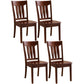 Traditional Style Solid Wood Side Chair Matte Finish Home Use Dining Chair Walnut Slat Back 4 Piece Set Clearhalo ' kitchen&dining_furn' 'Dining Chairs' 'Dining Tables & Seating' 'dining_chair' 'furn' 'furn_dining_chair' 'Furniture' 'furniture_dining_chair' 'Kitchen & Dining Furniture' 'kitchen' 3573826