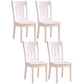 Traditional Style Solid Wood Side Chair Matte Finish Home Use Dining Chair White Slat Back 4 Piece Set Clearhalo ' kitchen&dining_furn' 'Dining Chairs' 'Dining Tables & Seating' 'dining_chair' 'furn' 'furn_dining_chair' 'Furniture' 'furniture_dining_chair' 'Kitchen & Dining Furniture' 'kitchen' 3573829