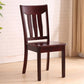 Traditional Style Solid Wood Side Chair Matte Finish Home Use Dining Chair Red Brown Slat Back 1 Piece Clearhalo ' kitchen&dining_furn' 'Dining Chairs' 'Dining Tables & Seating' 'dining_chair' 'furn' 'furn_dining_chair' 'Furniture' 'furniture_dining_chair' 'Kitchen & Dining Furniture' 'kitchen' 3573830