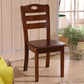 Traditional Style Solid Wood Side Chair Matte Finish Home Use Dining Chair Walnut Ladder Back 1 Piece Clearhalo ' kitchen&dining_furn' 'Dining Chairs' 'Dining Tables & Seating' 'dining_chair' 'furn' 'furn_dining_chair' 'Furniture' 'furniture_dining_chair' 'Kitchen & Dining Furniture' 'kitchen' 3573836