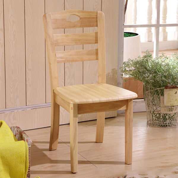 Traditional Style Solid Wood Side Chair Matte Finish Home Use Dining Chair Wood Ladder Back 1 Piece Clearhalo ' kitchen&dining_furn' 'Dining Chairs' 'Dining Tables & Seating' 'dining_chair' 'furn' 'furn_dining_chair' 'Furniture' 'furniture_dining_chair' 'Kitchen & Dining Furniture' 'kitchen' 3573839