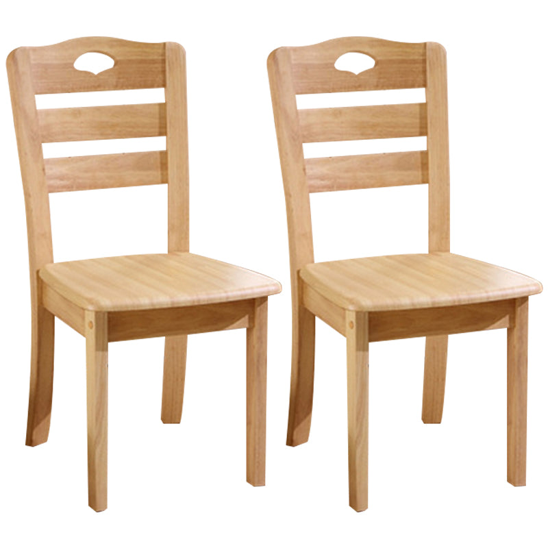 Traditional Style Solid Wood Side Chair Matte Finish Home Use Dining Chair Wood Ladder Back 2 Piece Set Clearhalo ' kitchen&dining_furn' 'Dining Chairs' 'Dining Tables & Seating' 'dining_chair' 'furn' 'furn_dining_chair' 'Furniture' 'furniture_dining_chair' 'Kitchen & Dining Furniture' 'kitchen' 3573840