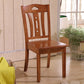 Traditional Style Solid Wood Side Chair Matte Finish Home Use Dining Chair Brown Slat Back 1 Piece Clearhalo ' kitchen&dining_furn' 'Dining Chairs' 'Dining Tables & Seating' 'dining_chair' 'furn' 'furn_dining_chair' 'Furniture' 'furniture_dining_chair' 'Kitchen & Dining Furniture' 'kitchen' 3573842