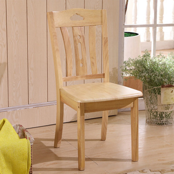 Traditional Style Solid Wood Side Chair Matte Finish Home Use Dining Chair Flaxen Slat Back 1 Piece Clearhalo ' kitchen&dining_furn' 'Dining Chairs' 'Dining Tables & Seating' 'dining_chair' 'furn' 'furn_dining_chair' 'Furniture' 'furniture_dining_chair' 'Kitchen & Dining Furniture' 'kitchen' 3573845