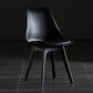 Modern Plastic Chair 33"H Acrylic Solid Back Dining Chair for Restaurant Black 1 Piece Clearhalo ' kitchen&dining_furn' 'Dining Chairs' 'Dining Tables & Seating' 'dining_chair' 'Furniture' 'furniture_dining_chair' 'Kitchen & Dining Furniture' 'kitchen' 3573869