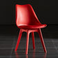Modern Plastic Chair 33"H Acrylic Solid Back Dining Chair for Restaurant Red 1 Piece Clearhalo ' kitchen&dining_furn' 'Dining Chairs' 'Dining Tables & Seating' 'dining_chair' 'Furniture' 'furniture_dining_chair' 'Kitchen & Dining Furniture' 'kitchen' 3573871