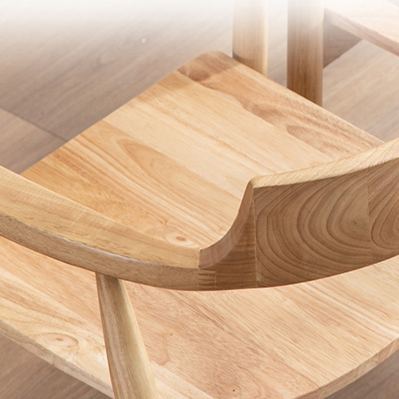 Solid Wood Contemporary Style Indoor Chair Open Back Dining Side Chairs Clearhalo ' kitchen&dining_furn' 'Dining Chairs' 'Dining Tables & Seating' 'dining_chair' 'furn' 'furn_dining_chair' 'Furniture' 'furniture_dining_chair' 'Kitchen & Dining Furniture' 'kitchen' 3573914