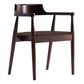 Solid Wood Contemporary Style Indoor Chair Open Back Dining Side Chairs Wood 1 Piece Walnut Clearhalo ' kitchen&dining_furn' 'Dining Chairs' 'Dining Tables & Seating' 'dining_chair' 'furn' 'furn_dining_chair' 'Furniture' 'furniture_dining_chair' 'Kitchen & Dining Furniture' 'kitchen' 3573915