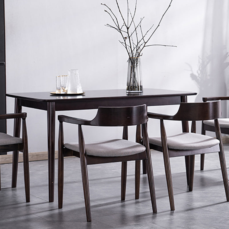 Solid Wood Contemporary Style Indoor Chair Open Back Dining Side Chairs Clearhalo ' kitchen&dining_furn' 'Dining Chairs' 'Dining Tables & Seating' 'dining_chair' 'furn' 'furn_dining_chair' 'Furniture' 'furniture_dining_chair' 'Kitchen & Dining Furniture' 'kitchen' 3573923