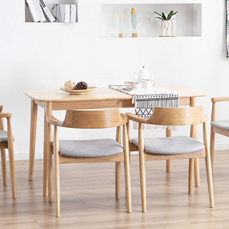 Solid Wood Contemporary Style Indoor Chair Open Back Dining Side Chairs Clearhalo ' kitchen&dining_furn' 'Dining Chairs' 'Dining Tables & Seating' 'dining_chair' 'furn' 'furn_dining_chair' 'Furniture' 'furniture_dining_chair' 'Kitchen & Dining Furniture' 'kitchen' 3573929