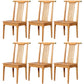 Traditional Solid Wood Dining Chairs Slat Back Dining Side Chair for Home Natural 6 Piece Set Clearhalo ' kitchen&dining_furn' 'Dining Chairs' 'Dining Tables & Seating' 'dining_chair' 'furn' 'furn_dining_chair' 'Furniture' 'furniture_dining_chair' 'Kitchen & Dining Furniture' 'kitchen' 3573939