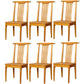 Traditional Solid Wood Dining Chairs Slat Back Dining Side Chair for Home Brown 6 Piece Set Clearhalo ' kitchen&dining_furn' 'Dining Chairs' 'Dining Tables & Seating' 'dining_chair' 'furn' 'furn_dining_chair' 'Furniture' 'furniture_dining_chair' 'Kitchen & Dining Furniture' 'kitchen' 3573945