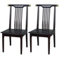 Traditional Solid Wood Dining Chairs Slat Back Dining Side Chair for Home Matte Black 2 Piece Set Clearhalo ' kitchen&dining_furn' 'Dining Chairs' 'Dining Tables & Seating' 'dining_chair' 'furn' 'furn_dining_chair' 'Furniture' 'furniture_dining_chair' 'Kitchen & Dining Furniture' 'kitchen' 3573963