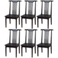 Traditional Solid Wood Dining Chairs Slat Back Dining Side Chair for Home Matte Black 6 Piece Set Clearhalo ' kitchen&dining_furn' 'Dining Chairs' 'Dining Tables & Seating' 'dining_chair' 'furn' 'furn_dining_chair' 'Furniture' 'furniture_dining_chair' 'Kitchen & Dining Furniture' 'kitchen' 3573965