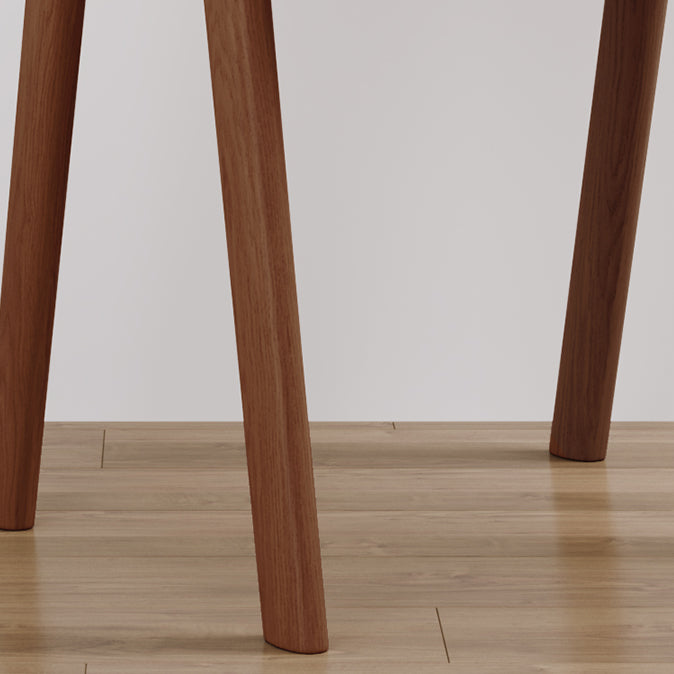 Contemporary Brown Kitchen Dining Arm Chair Wood Opening Back Dining Arm Chair Clearhalo ' kitchen&dining_furn' 'Dining Chairs' 'Dining Tables & Seating' 'dining_chair' 'furn' 'furn_dining_chair' 'Furniture' 'furniture_dining_chair' 'Kitchen & Dining Furniture' 'kitchen' 3573988