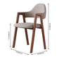Contemporary Brown Kitchen Dining Arm Chair Wood Opening Back Dining Arm Chair Clearhalo ' kitchen&dining_furn' 'Dining Chairs' 'Dining Tables & Seating' 'dining_chair' 'furn' 'furn_dining_chair' 'Furniture' 'furniture_dining_chair' 'Kitchen & Dining Furniture' 'kitchen' 3573990