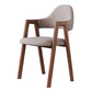 Contemporary Brown Kitchen Dining Arm Chair Wood Opening Back Dining Arm Chair Coffee 1 Piece Clearhalo ' kitchen&dining_furn' 'Dining Chairs' 'Dining Tables & Seating' 'dining_chair' 'furn' 'furn_dining_chair' 'Furniture' 'furniture_dining_chair' 'Kitchen & Dining Furniture' 'kitchen' 3573997
