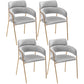 Glam Style Metal Kitchen Dining Room Chair Open Back Side Copper Chairs Light Gray 4 Piece Set Clearhalo ' kitchen&dining_furn' 'Dining Chairs' 'Dining Tables & Seating' 'dining_chair' 'furn' 'furn_dining_chair' 'Furniture' 'furniture_dining_chair' 'Kitchen & Dining Furniture' 'kitchen' 3574021