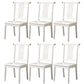 Traditional 18'' Wide Wood Dining Side Chair Slat Back Chair for Home Use White 6 Piece Set Clearhalo ' kitchen&dining_furn' 'Dining Chairs' 'Dining Tables & Seating' 'dining_chair' 'furn' 'furn_dining_chair' 'Furniture' 'furniture_dining_chair' 'Kitchen & Dining Furniture' 'kitchen' 3574044