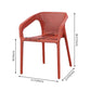Contemporary Style Dining Room Plastic Arm Chair Multicolor Stacking Dining Chair Clearhalo ' kitchen&dining_furn' 'Dining Chairs' 'Dining Tables & Seating' 'dining_chair' 'furn' 'furn_dining_chair' 'Furniture' 'furniture_dining_chair' 'Kitchen & Dining Furniture' 'kitchen' 3574098