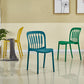 Glam Style Plastic Stackable Side Chair Matte Finish Dining Chair for Home Use Clearhalo ' kitchen&dining_furn' 'Dining Chairs' 'Dining Tables & Seating' 'dining_chair' 'furn' 'furn_dining_chair' 'Furniture' 'furniture_dining_chair' 'Kitchen & Dining Furniture' 'kitchen' 3574138
