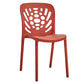 Glam Style Plastic Stackable Side Chair Matte Finish Dining Chair for Home Use Clearhalo ' kitchen&dining_furn' 'Dining Chairs' 'Dining Tables & Seating' 'dining_chair' 'furn' 'furn_dining_chair' 'Furniture' 'furniture_dining_chair' 'Kitchen & Dining Furniture' 'kitchen' 3574140
