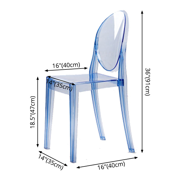 Plastic Chairs Modern Kitchen Side Chair of 13'' Wide Open Back Dining Side Chair Clearhalo ' kitchen&dining_furn' 'Dining Chairs' 'Dining Tables & Seating' 'dining_chair' 'furn' 'furn_dining_chair' 'Furniture' 'furniture_dining_chair' 'Kitchen & Dining Furniture' 'kitchen' 3574179
