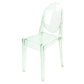 Plastic Chairs Modern Kitchen Side Chair of 13'' Wide Open Back Dining Side Chair Green 1 Piece Clearhalo ' kitchen&dining_furn' 'Dining Chairs' 'Dining Tables & Seating' 'dining_chair' 'furn' 'furn_dining_chair' 'Furniture' 'furniture_dining_chair' 'Kitchen & Dining Furniture' 'kitchen' 3574195