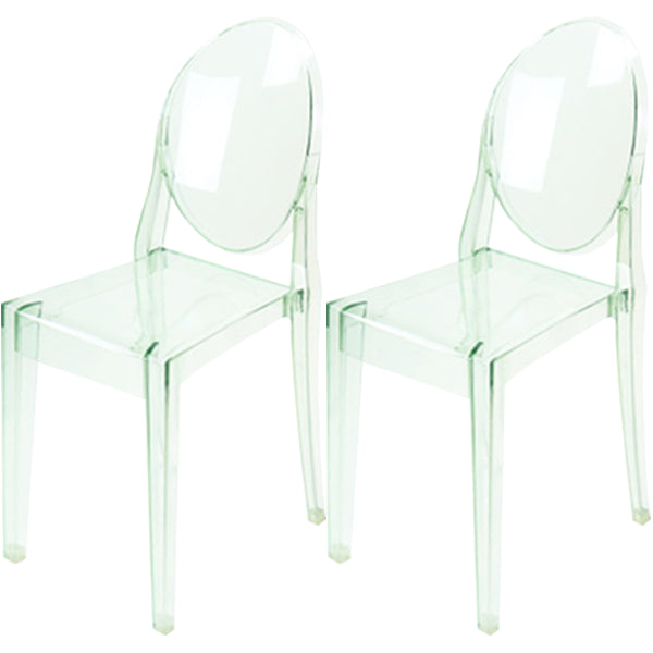 Plastic Chairs Modern Kitchen Side Chair of 13'' Wide Open Back Dining Side Chair Green 2 Piece Set Clearhalo ' kitchen&dining_furn' 'Dining Chairs' 'Dining Tables & Seating' 'dining_chair' 'furn' 'furn_dining_chair' 'Furniture' 'furniture_dining_chair' 'Kitchen & Dining Furniture' 'kitchen' 3574196