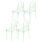 Plastic Chairs Modern Kitchen Side Chair of 13'' Wide Open Back Dining Side Chair Green 4 Piece Set Clearhalo ' kitchen&dining_furn' 'Dining Chairs' 'Dining Tables & Seating' 'dining_chair' 'furn' 'furn_dining_chair' 'Furniture' 'furniture_dining_chair' 'Kitchen & Dining Furniture' 'kitchen' 3574197