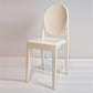 Plastic Chairs Modern Kitchen Side Chair of 13'' Wide Open Back Dining Side Chair Off-White 1 Piece Clearhalo ' kitchen&dining_furn' 'Dining Chairs' 'Dining Tables & Seating' 'dining_chair' 'furn' 'furn_dining_chair' 'Furniture' 'furniture_dining_chair' 'Kitchen & Dining Furniture' 'kitchen' 3574207