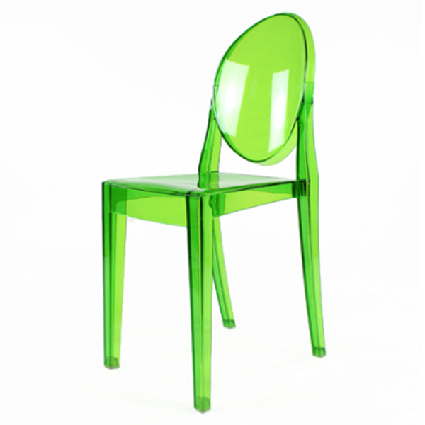 Plastic Chairs Modern Kitchen Side Chair of 13'' Wide Open Back Dining Side Chair Fluorescent Green 1 Piece Clearhalo ' kitchen&dining_furn' 'Dining Chairs' 'Dining Tables & Seating' 'dining_chair' 'furn' 'furn_dining_chair' 'Furniture' 'furniture_dining_chair' 'Kitchen & Dining Furniture' 'kitchen' 3574210