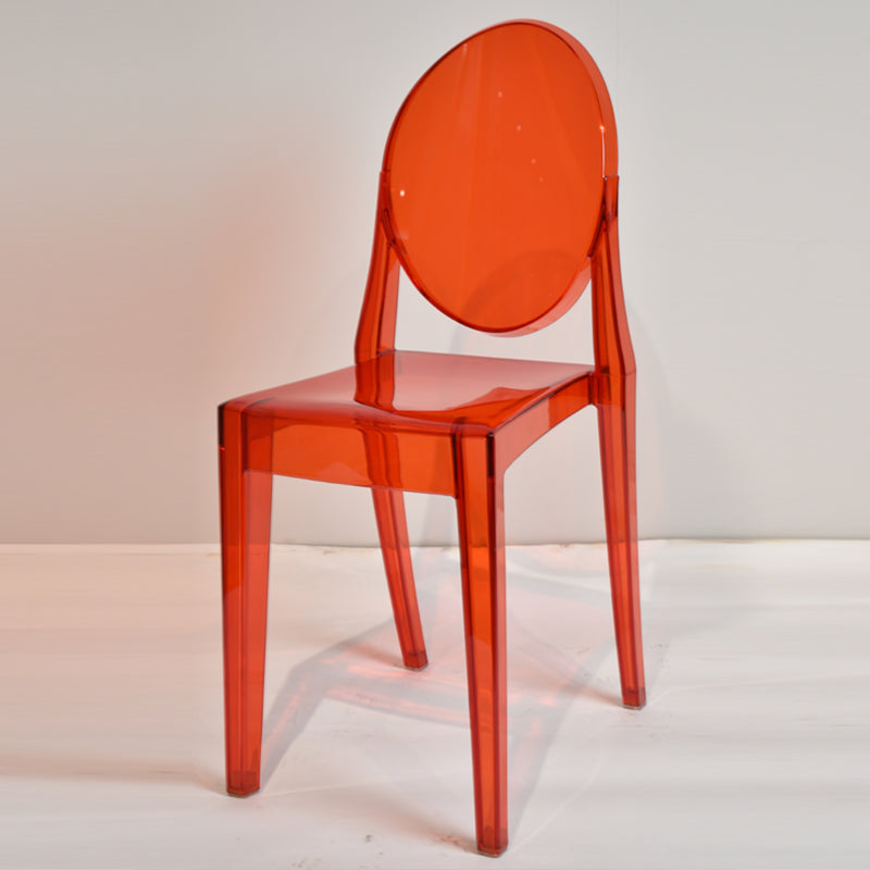 Plastic Chairs Modern Kitchen Side Chair of 13'' Wide Open Back Dining Side Chair Burgundy 1 Piece Clearhalo ' kitchen&dining_furn' 'Dining Chairs' 'Dining Tables & Seating' 'dining_chair' 'furn' 'furn_dining_chair' 'Furniture' 'furniture_dining_chair' 'Kitchen & Dining Furniture' 'kitchen' 3574219