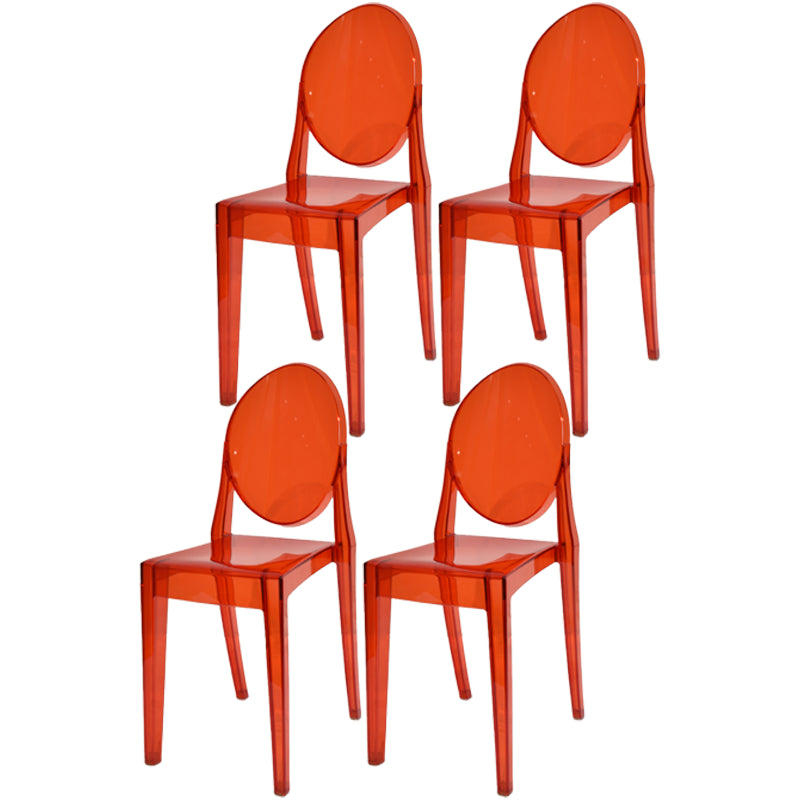 Plastic Chairs Modern Kitchen Side Chair of 13'' Wide Open Back Dining Side Chair Burgundy 4 Piece Set Clearhalo ' kitchen&dining_furn' 'Dining Chairs' 'Dining Tables & Seating' 'dining_chair' 'furn' 'furn_dining_chair' 'Furniture' 'furniture_dining_chair' 'Kitchen & Dining Furniture' 'kitchen' 3574221