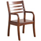 Traditional 20'' Wide Wood Dining Arm Chair Ladder Back Chair for Home Use Clearhalo ' kitchen&dining_furn' 'Dining Chairs' 'Dining Tables & Seating' 'dining_chair' 'furn' 'furn_dining_chair' 'Furniture' 'furniture_dining_chair' 'Kitchen & Dining Furniture' 'kitchen' 3574234