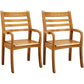 Traditional 20'' Wide Wood Dining Arm Chair Ladder Back Chair for Home Use Light Brown 2 Piece Set Clearhalo ' kitchen&dining_furn' 'Dining Chairs' 'Dining Tables & Seating' 'dining_chair' 'furn' 'furn_dining_chair' 'Furniture' 'furniture_dining_chair' 'Kitchen & Dining Furniture' 'kitchen' 3574245