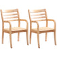 Traditional 20'' Wide Wood Dining Arm Chair Ladder Back Chair for Home Use Wood 2 Piece Set Clearhalo ' kitchen&dining_furn' 'Dining Chairs' 'Dining Tables & Seating' 'dining_chair' 'furn' 'furn_dining_chair' 'Furniture' 'furniture_dining_chair' 'Kitchen & Dining Furniture' 'kitchen' 3574248